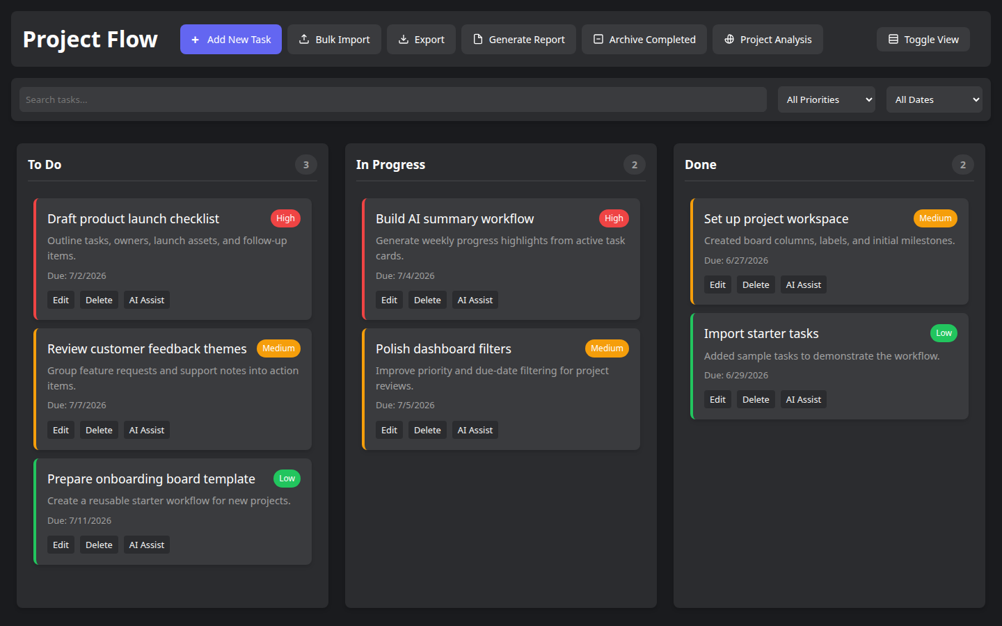 Kanban Board preview 1