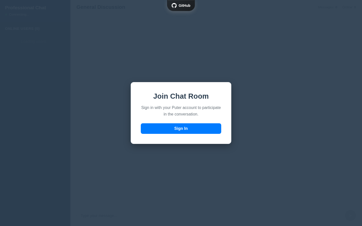 Public Puter Chat Room preview 1